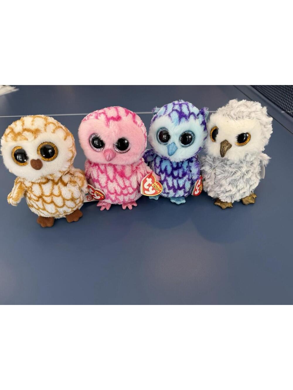 TY Beanie Boos Owlettes Lot Of 4 With ALL Tags Excellent